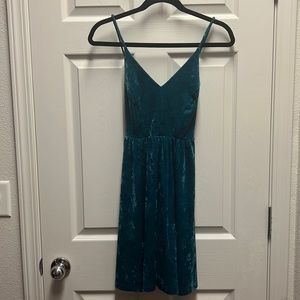 Wild Fable - Blue Velvet Dress